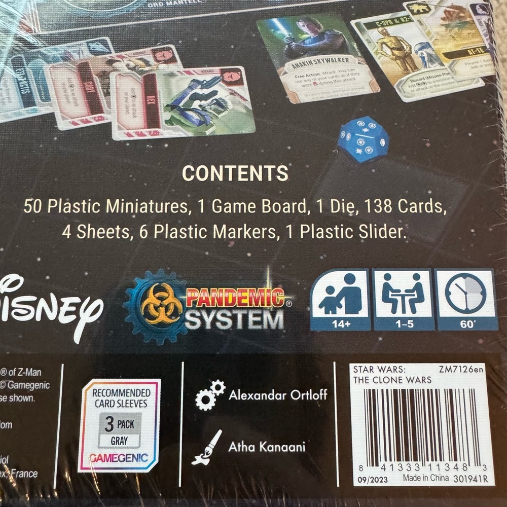 Star Wars The Clone Wars Pandemic System Board Game - Picture 6 of 8